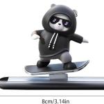 Funny Skateboard Bear Car Dashboard Decoration | Best Quality Decoration Piece For Car