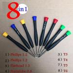 8 In 1 Screwdriver Set For Mobile Laptops And Tablets Repairing Sh-6308a