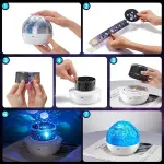 (nw000284) 360° Rotating Solar System Projector Night Light For Kids