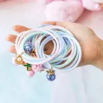 (nw000153 ) (pack Of 5) Korean Style Rubber Band Hair Rope Hair Ring Cute Accessories