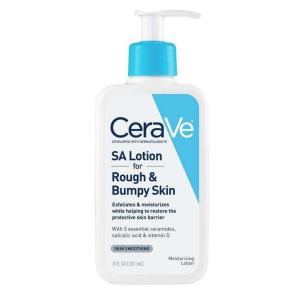 Cerave Sa Lotion For Rough & Bumpy Skin | Vitamin D, Hyaluronic Acid, Lactic Acid & Salicylic Acid Lotion (237ml)