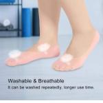 Smiling Foot Anti Crack Full Length Silicone Protector Moisturizing Socks