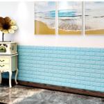 1 Pc 2mm 3d Wall Panels-peel And Stick Foam-3d Brick Wallpaper-self-adhesive Wallpaper For Interior Wall Decor