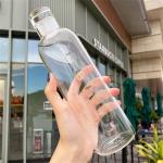 Transparent,lightweight Sports Water Bottle Portable Leak-proof Fitness Gym Water Time Scale, Sealed, Leakproof, 500ml Capacity