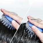 (nw000131) Shampoo Brush Hair Scalp Massager Shampoo Brush With Soft Silicone Bristles (random Color)