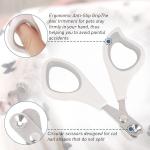 Professional Round Hole Pet Nail Clippers Professional Circular Cut Hole Cat Nail Trimmers Avoid Over Cutting Pet Nail Clippers Grooming Tool For Cat