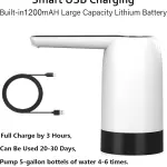 Drinking Water Bottle Pump Automatic Drinking Water Pump Mini Portable Household Water Dispenser Usb One Click Drinking Water