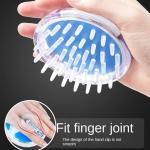 (nw000131) Shampoo Brush Hair Scalp Massager Shampoo Brush With Soft Silicone Bristles (random Color)