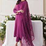 Baroque Embroidered Chiffon Unstitched – D291/292