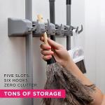 Mop And Broom Holder Wall Mount | Organizer For Home Garden Garage And Storage
