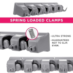 Mop And Broom Holder Wall Mount | Organizer For Home Garden Garage And Storage