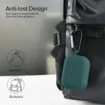 Airpods Pro 2 Soft Silicone Case With Hanging Clip (random Color)