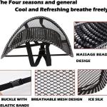 Back Rest With Lumbar Support Mesh Cushion Pad For Car Seat, Home, Office Chair