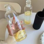 Transparent,lightweight Sports Water Bottle Portable Leak-proof Fitness Gym Water Time Scale, Sealed, Leakproof, 500ml Capacity
