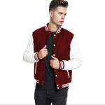 Men’s Wool Blend Varsity Baseball Letterman Jacket