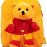 Mini Cartoon Plush Soft Toy With Bags For Kids (random Design)