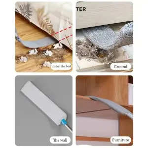 Long Handle Mop Telescopic Duster Brush Gap Dust Cleaner Bedside Sofa Brush For Cleaning