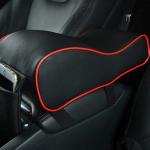 High Leather Car Arm Rest Mats Memory Foam Filler Car Center Console Arm Rest Car Seat Covers Car-styling