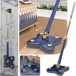 360° Rotatable Cleaning X Mop Adjustable Corner Mop Self Squeezing Wringing Mop Multifunctional Rotating Mop For Floor Wall Window