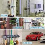 Mop And Broom Holder Wall Mount | Organizer For Home Garden Garage And Storage