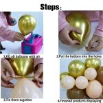 Balloon Garland Kit Coffee Brown For Garland Theme Party Birthday Baby Shower Wedding Decorations (155 Pcs Of Different Balloons In 1 Packet)