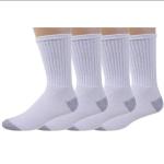 Pack Of 6 Pairs White Socks Gents Full Length Socks | Full Length Comfortable Socks For Boys, Mens