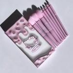 8 Pcs Makeup Brush Set In Velvet Bag Makeup Concealer Brush, Blush Powder Brush
